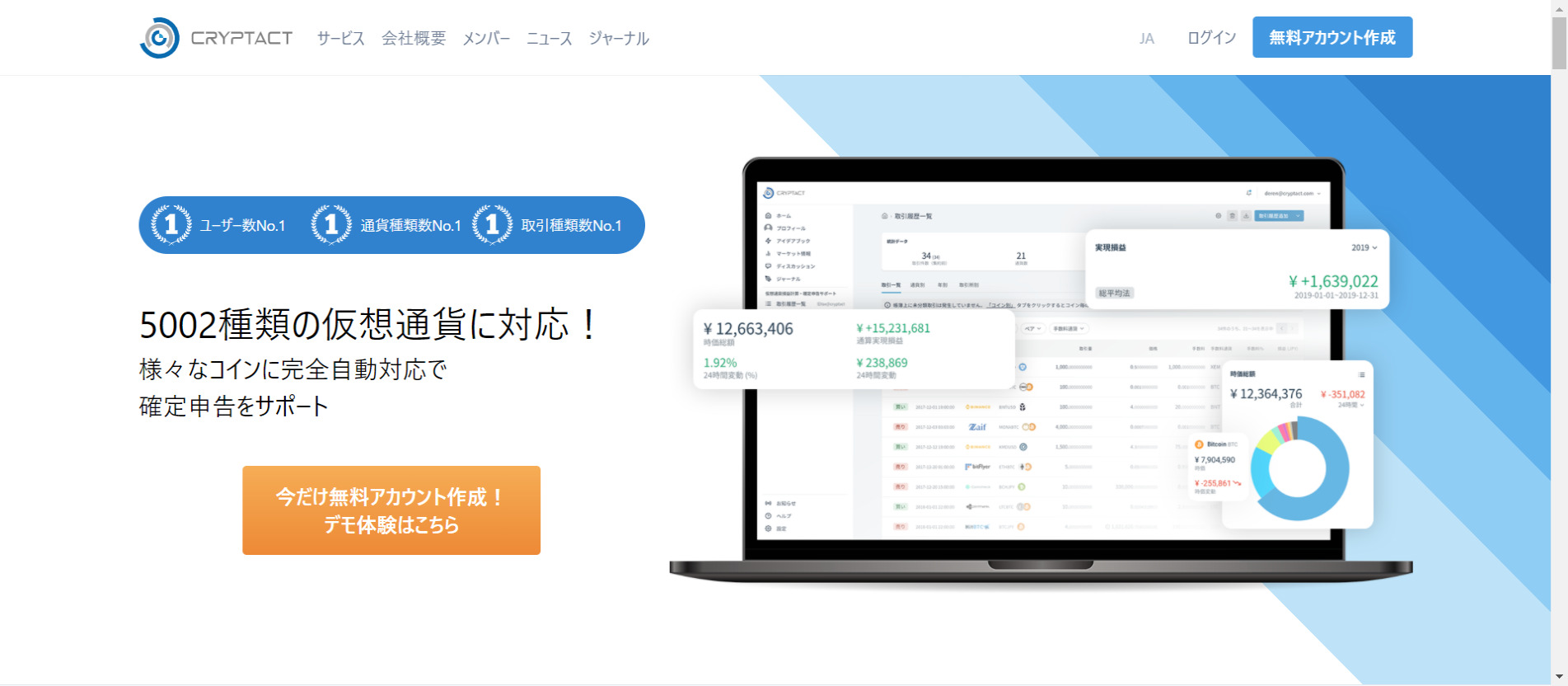 仮想通貨での確定申告はクリプタクト!使い方を分かりやすく解説!